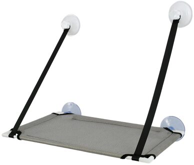Up 10Kg Kat Opknoping Bed Zonnig Raam Hangmat Seat Mount Huisdier Comfortabel Hangmatten Kat Slapen Opknoping Plank Zetels Grijs