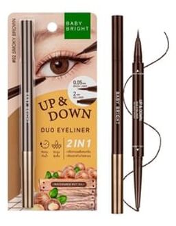 Up And Down Duo Eyeliner 02 Smoky Brown
