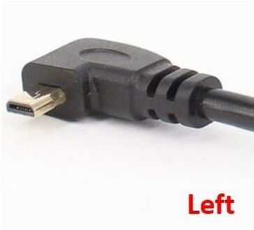 Up Angle Mini HDMI Male to HDMI Female Cable, 17cm