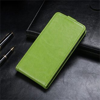 Up Down Case Voor Samsung Galaxy A12 6.5 Inch Telefoon Bag Holster Verticale Flip Pu Leather Cover Voor Samsung A12 SM-A125F Gevallen Licht Groen