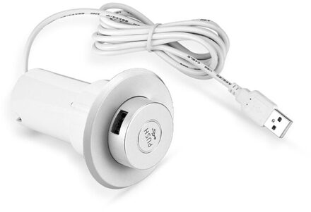 Up In-Desk Slot 3 Usb 2.0 & USB1.1 Poorten Hub Splitter Adapter Voor Laptop Pc Computer/mobiele Lader zilver wit