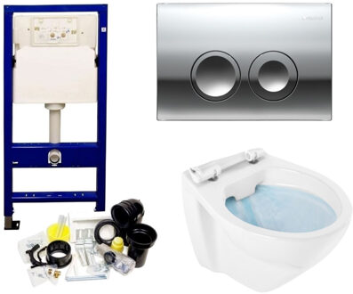 UP100 set78 RF Delta 25 Chroom (meerprijs €25.00) Hoogglans Wit