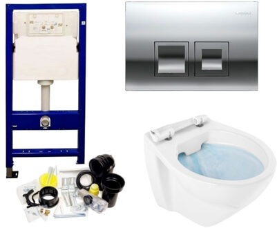 UP100 set78 RF Delta 35 Chroom (meerprijs €25,00) Hoogglans Wit