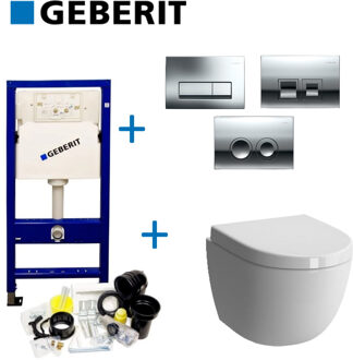 Up100 Toiletset 23 Megadump Zero Compact Met Bril En Drukplaat