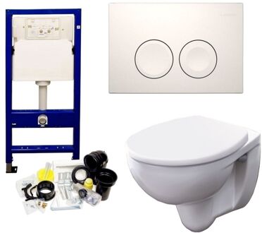 UP100 Toiletset set67 Geberit Econ Rimfree met Delta drukplaten