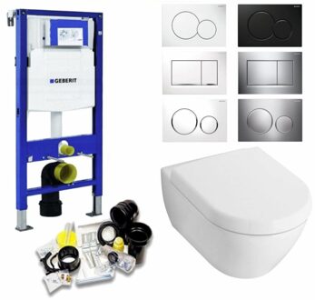 Up320 Toiletset 22 Villeroy & Boch Subway 2.0 Met Sigma Drukplaat
