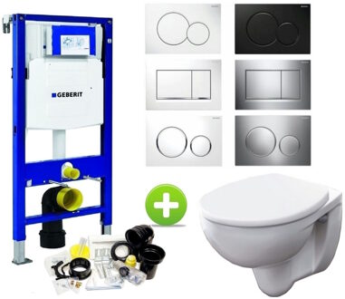 Up320 Toiletset 68 Econ Compact Rimfree Met Zitting En Sigma Drukplaat