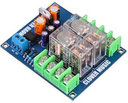 UPC1237 Speaker Bescherming Boord AC12V-24V Omron Relais Voor Stereo 2 Kanalen