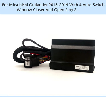 Update Car Automatically Power Window Closer Closing Open 2 By 2 Kit For Mitsubishi Outlander 2018-2019 With 4 Auto Switch