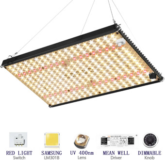 Update led grow light board quantum lm301b lm301b Full spectrum qb288 240w samsung 3000K 660nm Red Veg/Bloom Meanwell driver