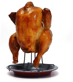 upgrade kip koken rack met grill pan Kip Koffiebrander Rekken NON-STICK barbecue gereedschap BBQ keuken accessoires