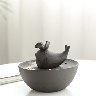 Upgrade Usb Keramische Elektrische Automatische Huisdier Fontein Voor Kat Drinkwater Circulatie Schotel Filter zwart