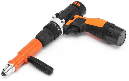 Upgraded Electric Rivet Nut Gun Cordless Riveting Tool Drill Adapter for Electric Drill