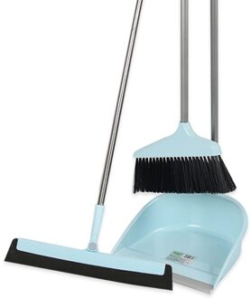 Upgraded Rvs Bezem Stoffer Set Huishouden Bezem Zacht Haar Bezem Set