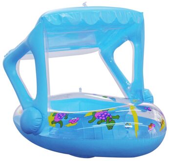Upgrades Babyzwemmen Float Opblaasbare Baby Drijvende Kids Zomer Zwembad Cirkel Zetel Zomer Water Leuk Speelgoed blauw