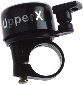 Upperx Metalen Ring Stuur Bell Voor Fiets Fietsen (Zwart)