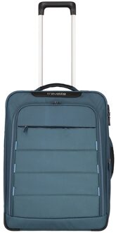 Upright koffer 55 cm blue Blauw