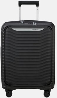 Upscape frontpocket handbagage koffer 55 cm black Zwart - No Size