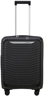 Upscape handbagage koffer 55 cm black Zwart