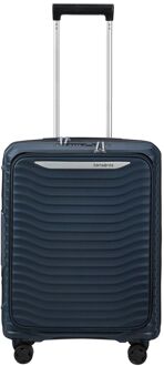 Upscape Spinner 55 Exp Easy Access blue nights handbagage koffer pilotenkoffer Blauw - H 55 x B 40 x D 23 cm
