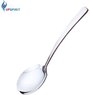 Upspirit Rvs Buffet Opscheplepel Grote Spiegel Gepolijst Lepels met Lange Handvat Soep Bestek Keuken & Dining