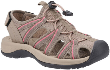 Upton Dames Taupe/Roze Sandalen Bruin - EU 42 / UK 8