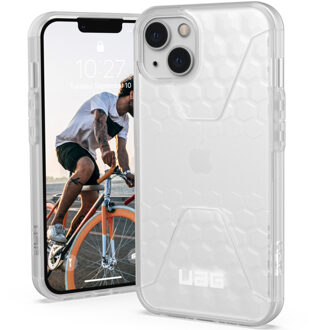 Urban Armor Gear Civilian Backcover voor de iPhone 13 - Frosted Ice Zilver