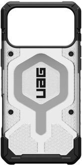 Urban Armor Gear Pathfinder Backcover MagSafe voor de Apple iPhone 17 Pro - Ice / Silver Transparant