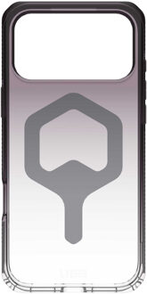 Urban Armor Gear Plyo Backcover MagSafe voor de Apple iPhone 17 Pro - Black Clear Ombre Transparant