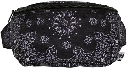 urban classics Bandana print heuptas Zwart - One size