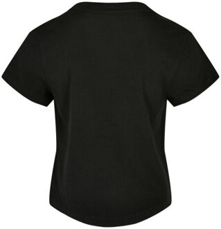 urban classics Basic box top meisjes Zwart - 128