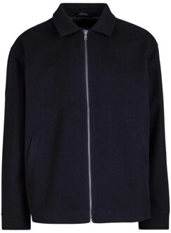 urban classics Basis jas heren Zwart - S