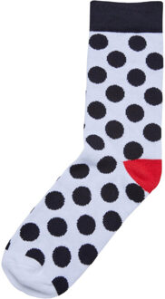 urban classics Basis polkadotsokken voor volwassenen (pak van 3) - maat 39-42 Wit