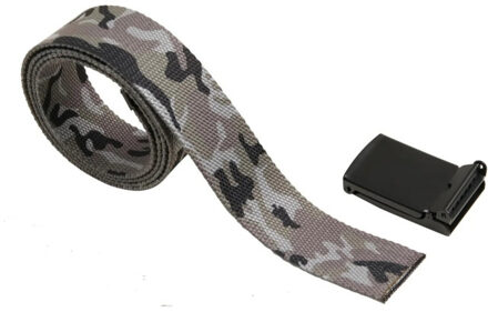 Urban Classics Canvas heren riem Grijs - One size