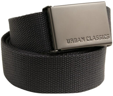 Urban Classics Canvas heren riem Grijs - One size