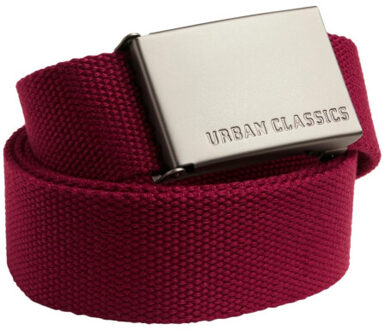 urban classics Canvas heren riem Rood - One size