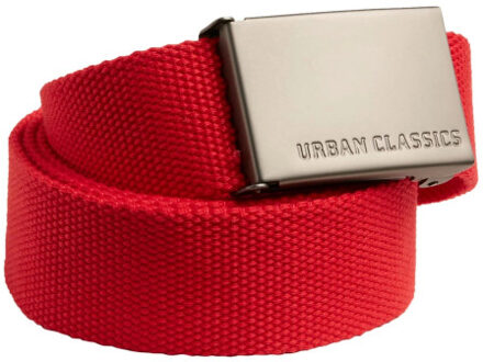 urban classics Canvas heren riem Rood - One size