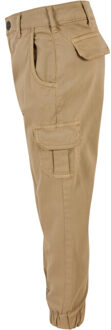 urban classics Cargo broek met hoge taille voor meisjes Beige - 140