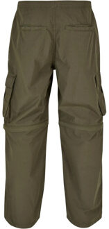 urban classics Cargo broek met rits voor heren - maat S Groen