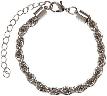 urban classics Charon verstrengelde armband Zilver - L / XL