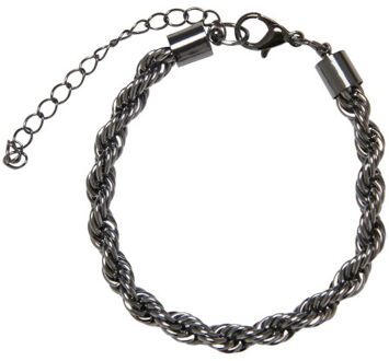 urban classics Charon verstrengelde armband Zilver - L / XL