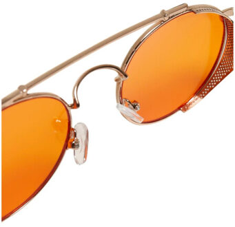 urban classics Chios ronde zonnebril voor volwassenen Goud - One size