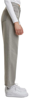 urban classics Dames 90's mid rise jeans Taupe - 34