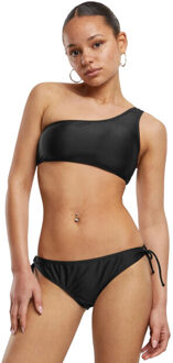 urban classics Dames asymmetrische bikini Zwart - M