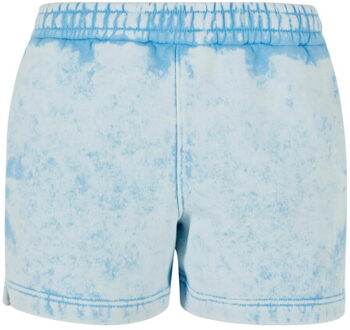 urban classics Dames badstof gewassen sweat shorts Blauw - 4XL