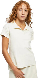 urban classics Dames badstof poloshirt - maat XL Beige