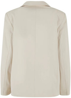 urban classics Dames basic blazer - maat L Beige