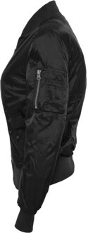 urban classics Dames basic bomberjack - maat S Zwart