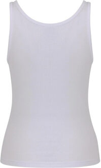 urban classics Dames basic geribd organisch tanktopje (verpakking van 2) Wit - XL