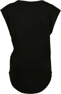 urban classics Dames basic gevormd t-shirt Zwart - S